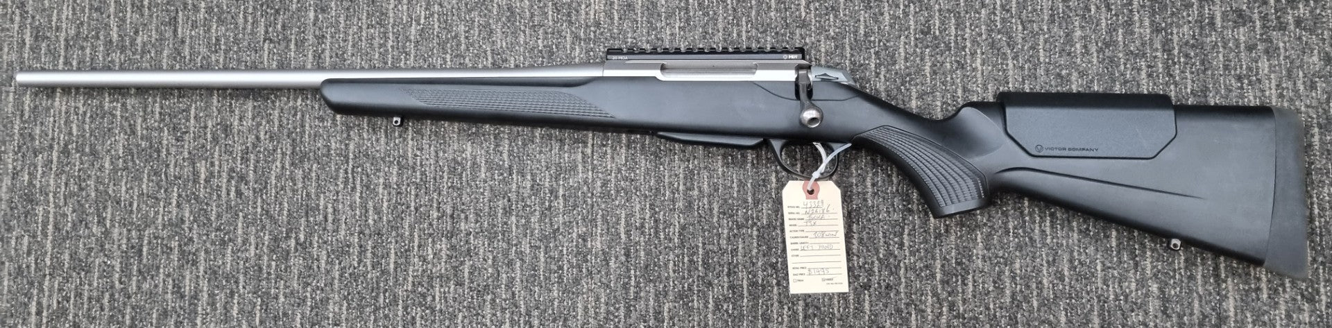 S/H TIKKA T3X LITE STAINLESS 308 WIN LEFT HANDED +MDT PIC RAIL + CHEEK RISER