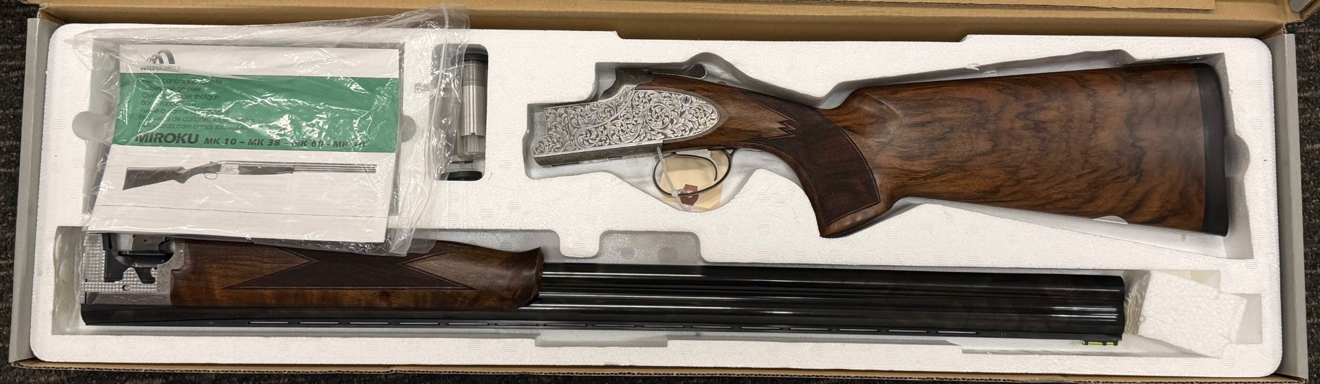 S/H MIROKU MK10 DELUXE SIDEPLATE 12 GA SHOTGUN S/N- 70443YY STK- 44228