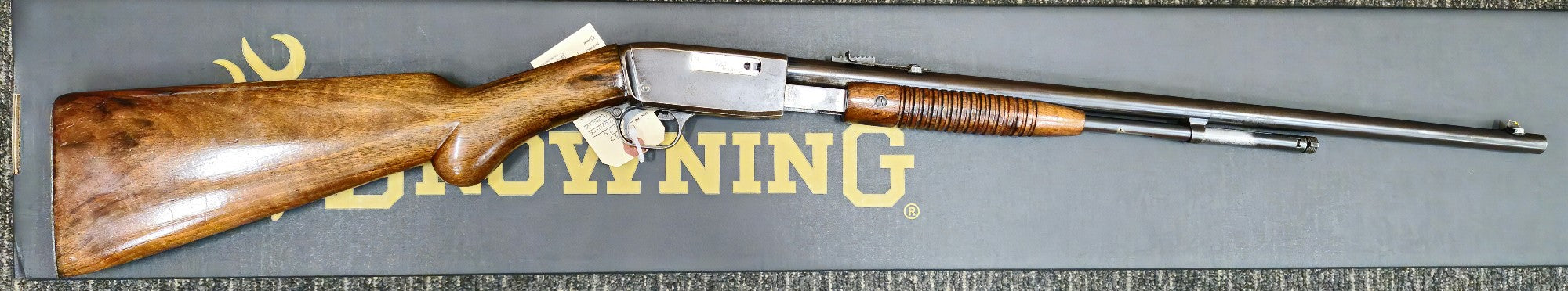S/H BROWNING TROMBONE .22LR PUMP ACTION SN-76174 STK-44397