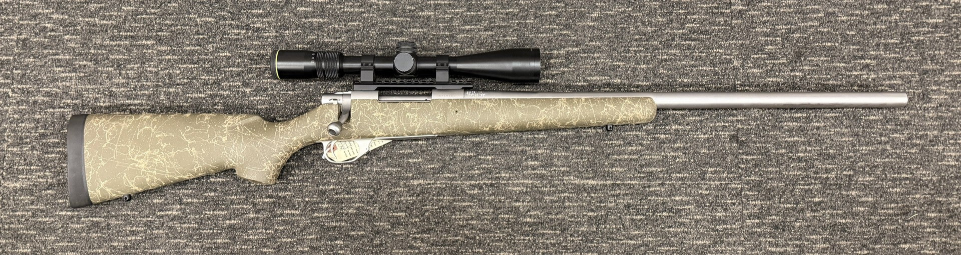 S/H HOWA 1500 STAINLESS VARMINT 223 REM S/N- B769603 STK- 44733