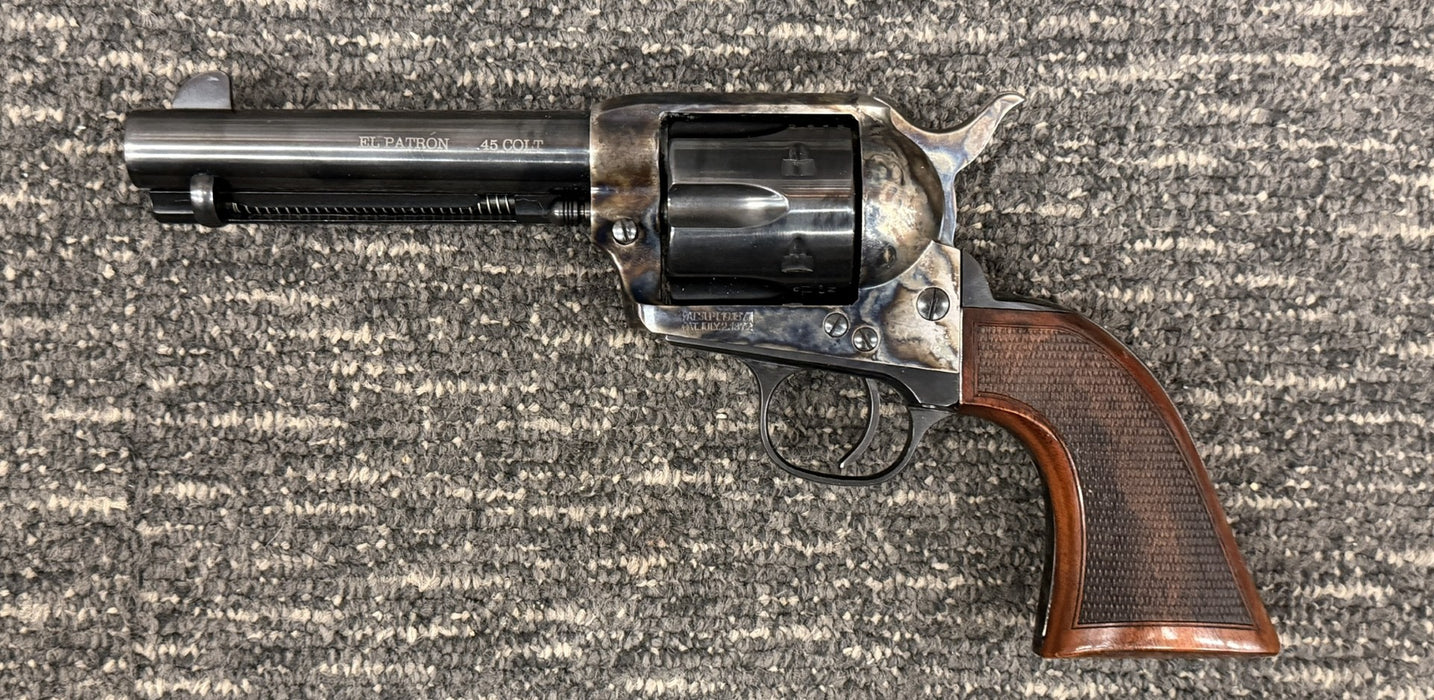 S/H UBERTI EL PATRON 45LC SINGLE ACTION REVOLVER S/N- UN2616 STK- 44951
