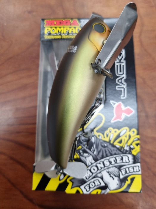 JACKALL MEGA POMPADOUR 120MM SURFACE LURE [LURECOLOUR:BROWN DOG]