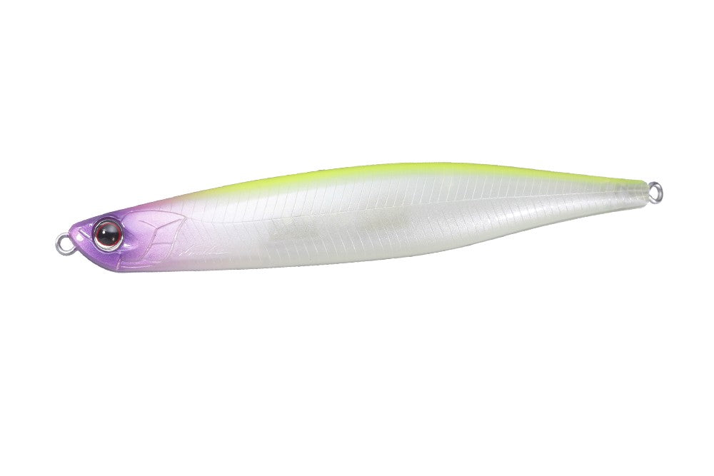 OSP BENT MINNOW 106 P-74 PINK HEAD CHARTREUSE [LURECOLOUR:P-74 PINK HEAD CHARTREUSE]