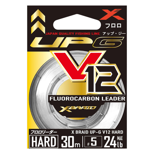 XBRAID UP-G LEADER V12 HARD 8.6LB 30M [LINESIZE:8.6LB]