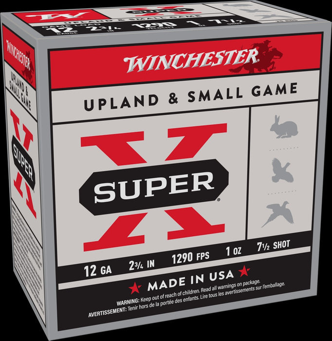 WINCHESTER TARGET SUPER X 12G 7.5 28GM 1290FPS SLAB