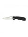 HONEY BADGER LEAF PLAIN D2 STEEL LARGE BLACK