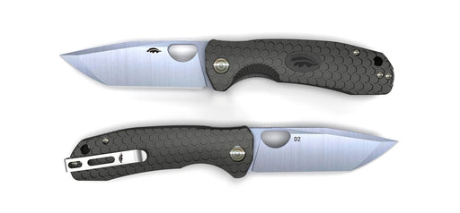 HONEY BADGER TANTO PLAIN D2  - SMALL BLACK