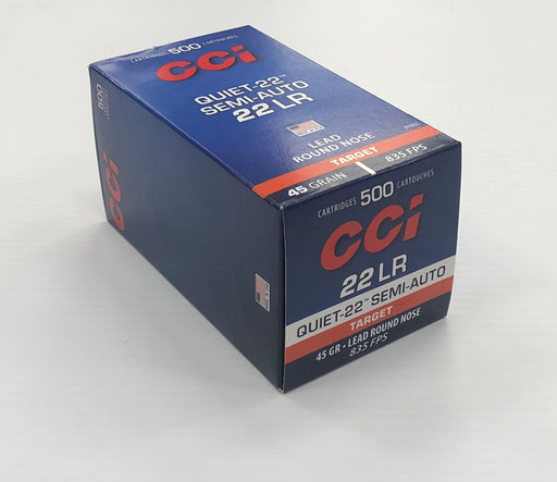 CCI RIMFIRE 22LR QUIET SEMI AUTO 500 PK