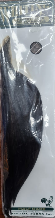 WHITING HEBERT MINER BRONZE HALF COCK CAPE DARK BROWN DUN