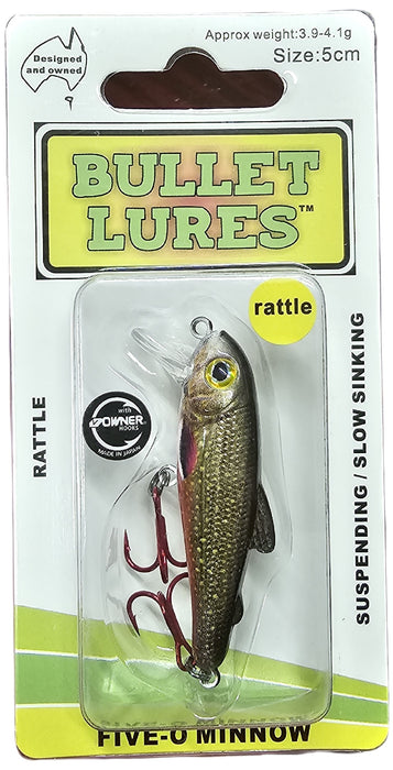 BULLET LURES FIVE-O MINNOW SUSPEND RATTLE BROOK TROUT [LURECOLOUR:BROOK TROUT]