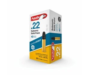 AGUILA RIMFIRE 22 LR SUBSONIC 40 GR 50 PK