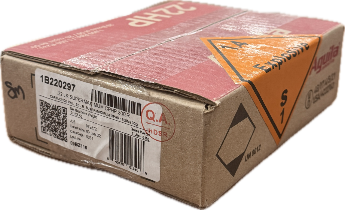 AGULIA RIMFIRE 22 LR TARGET COMP STD 40G 1000 PK 