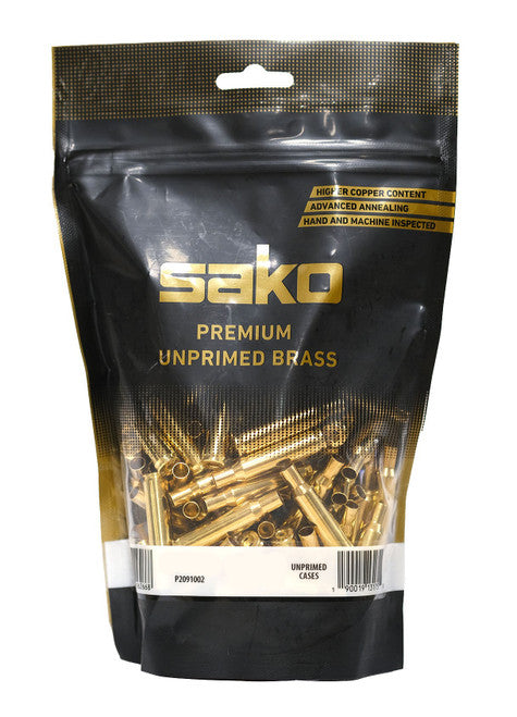 SAKO UNPRIMED BRASS 22-250WIN 50 PK