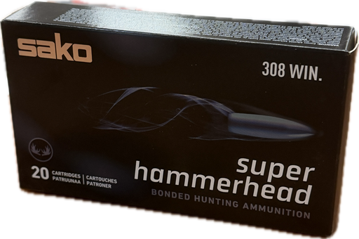 SAKO CENTERFIRE 308 WIN 150 GR SUPER HAMMERHEAD 20 PK
