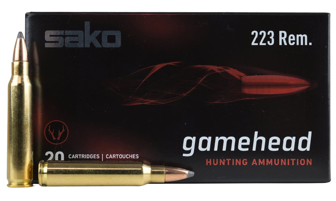 SAKO CENTERFIRE 223 REM 55 GR GAMEHEAD SP 20 PK