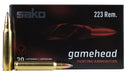 SAKO CENTERFIRE 223 REM 55 GR GAMEHEAD SP 20 PK