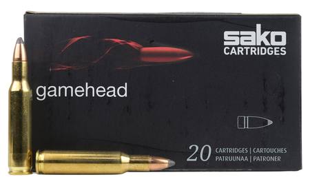 SAKO CENTERFIRE 222 REM 50 GR GAMEHEAD 20 PK