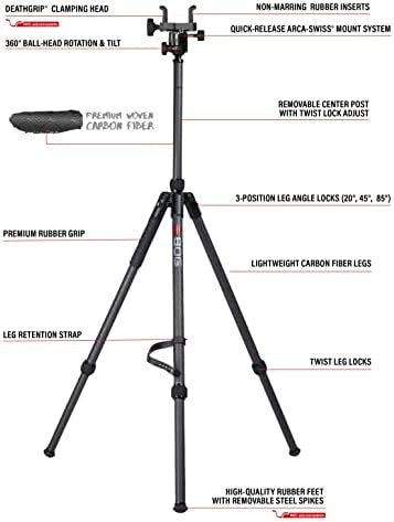 BOG DEATH GRIP SHERPA ARCASWISS TRIPOD CARBON FIBRE