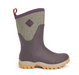 MUCK GUMBOOT WOMENS ARCTIC SPORT II MID WINE/HERRINGBONE US 5 [SIZE:US 5]