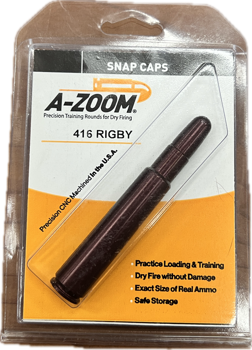 A-ZOOM SNAP CAP 416 RIGBY 1 PK