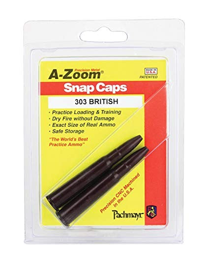 A-ZOOM SNAP CAPS 303 BRITISH PK2 