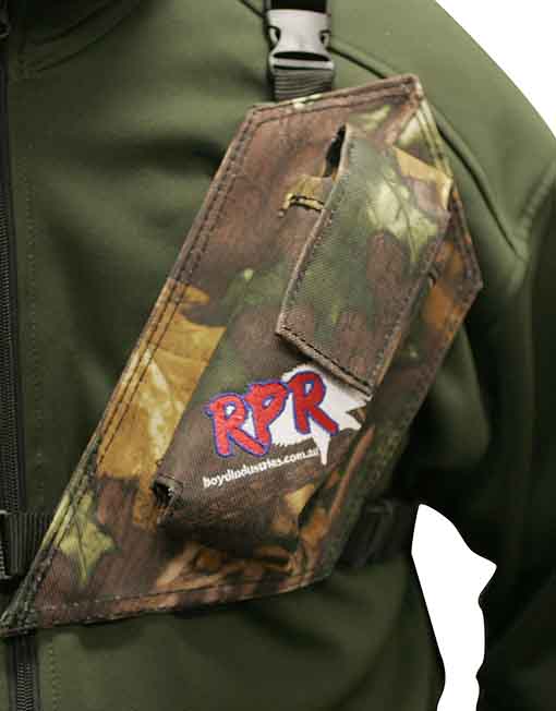 RPR GPS/UHF HOLSTER- CAMO SINGLE