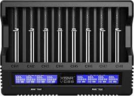XTAR VC8S BATTERY CHARGER 8 BATTERY
