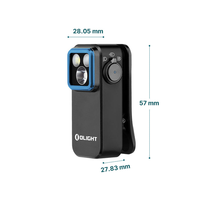 OLIGHT OCLIP PRO COMPACT LED CLIP LIGHT WITH FLOODLIGHT & SPOTLIGHT & RED LIGHT