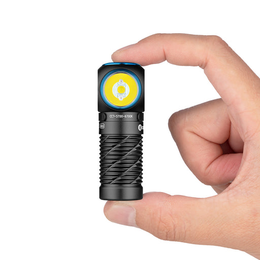 OLIGHT PERUN 3 MINI 1250 LUMENS RECHARGABLE HEAD TORCH WITH RED AND WHITE LIGHT