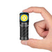 OLIGHT PERUN 3 MINI 1250 LUMENS RECHARGABLE HEAD TORCH WITH RED AND WHITE LIGHT