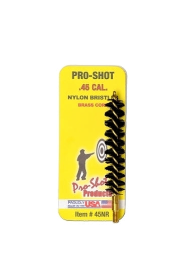 PRO SHOT 45 CAL NYLON RIFLE BRUSH