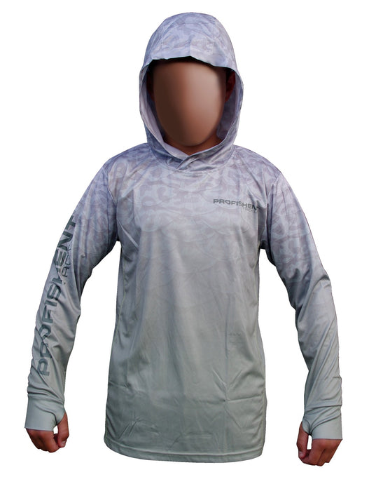 PROFISHENT HOODED MENS L/S SHIRT MURRAY COD GREEN SIZE 3XL [SIZE:3XL]