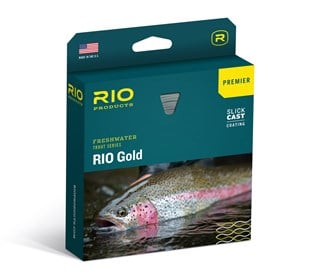 RIO GOLD PREMIER FLY LINE WF8F MOSS/GOLD [FLYLINEWEI:WF-8-F]