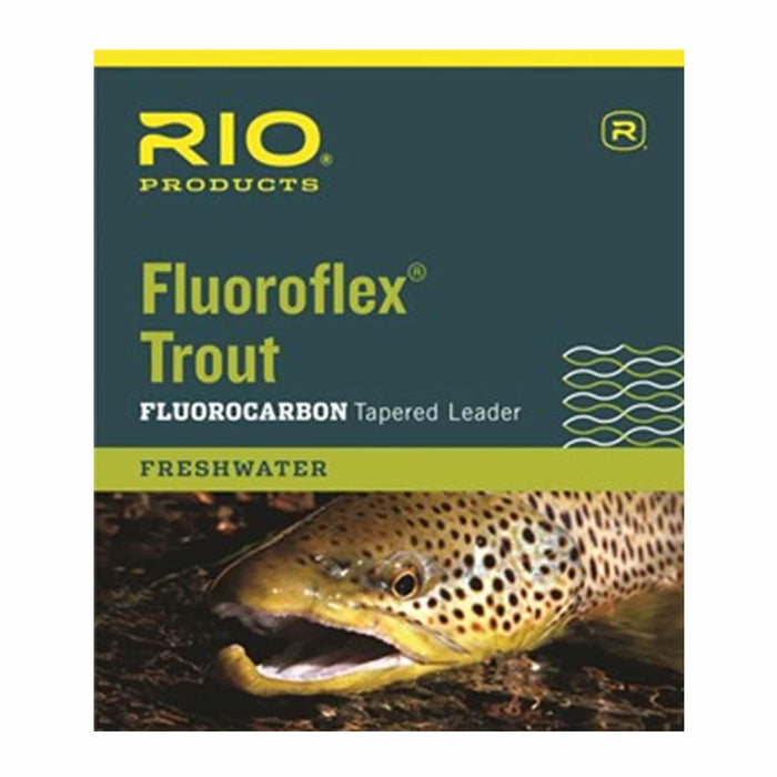 RIO FLUOROFLEX TAPERED LEADER 2X 8LB 9FT [LINESIZE:2X 8LB]