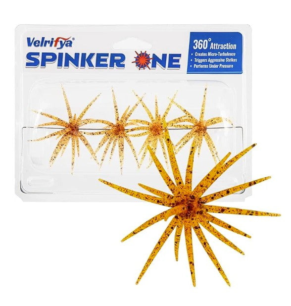 VELRIFYA SPINKER ONE 2.7" 4PK [LURECOLOUR:AMBER CRAW]