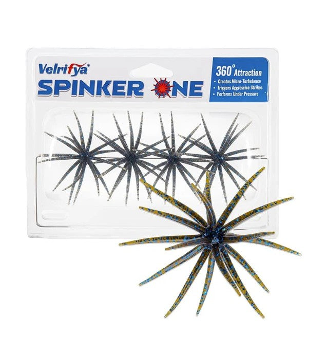 VELRIFYA SPINKER ONE 2.7" OKEECHOBEE CRAW 4PK [LURECOLOUR:OKEECHOBEE CRAW]