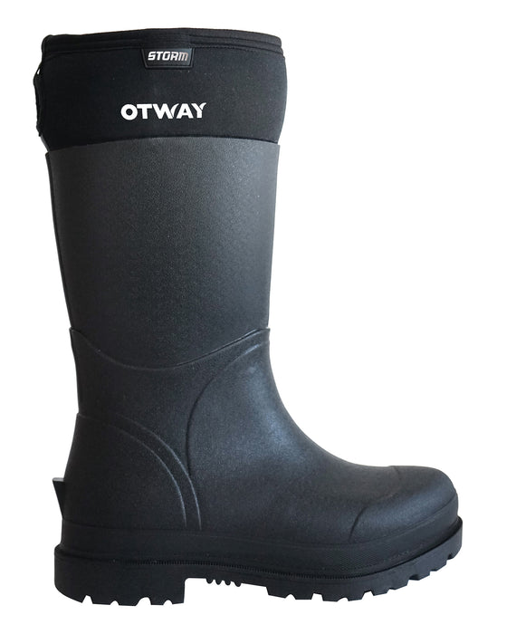 OTWAY GUMBOOT STORM LONG BLACK 9 [SHOESIZE:9]