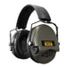 SORDIN PRO-X SFA BLACK LEATHER HEADBAND GREEN EARMUFFS