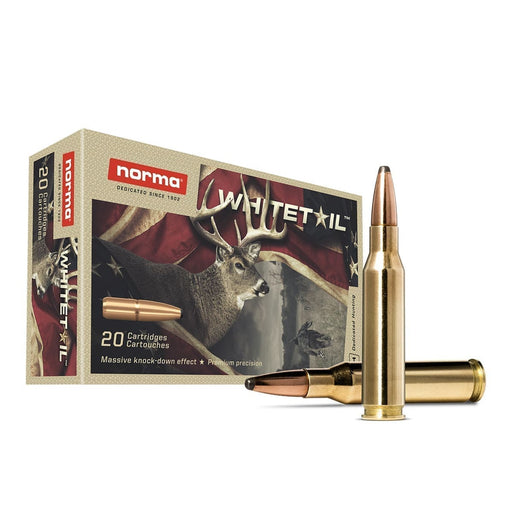 NORMA CENTERFIRE 7MM-08 REM 150 GR WHITETAIL SP 20 PK