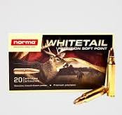 NORMA CENTERFIRE 223REM 55GR WHITETAIL SP 20PK 20158022