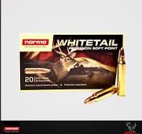NORMA CENTERFIRE 223REM 55GR WHITETAIL SP 20PK 20158022