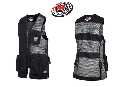 MIROKU SHOOTING VEST NAVY BLUE R/HND [SIZE:S]