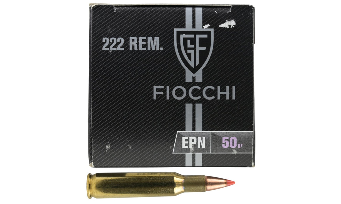FIOCCHI CENTERFIRE 222 REM 50GR VMAX BT 50PK