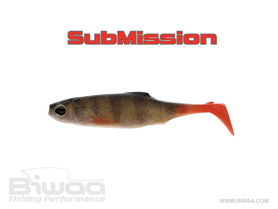 BIWAA SUBMISSION SHAD 3" SOFT PLASTIC [LURECOLOUR:REAL PERCH]