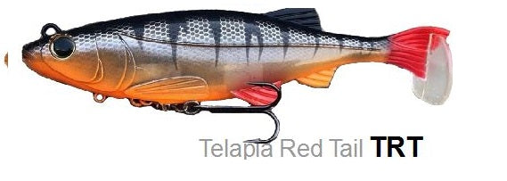 BIWAA KAPSIZ HD CAST 12" TEPAPIA RED 9OZ [LURECOLOUR:TELAPIA RED]