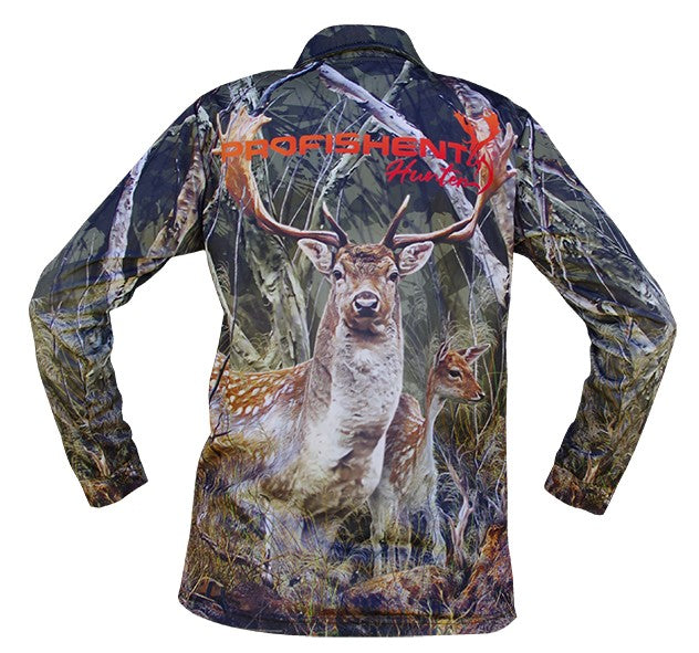 PROFISHENT SUBLIMATED KIDS L/S FALLOW DEER SIZE 14 [SIZE:14]