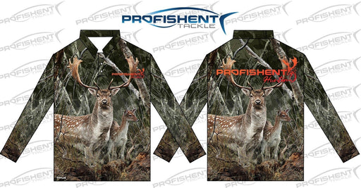 PROFISHENT SUBLIMATED KIDS L/S FALLOW DEER SIZE 14 [SIZE:14]