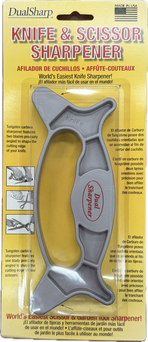 DUALSHARP KNIFE & SCISSOR SHARPENER