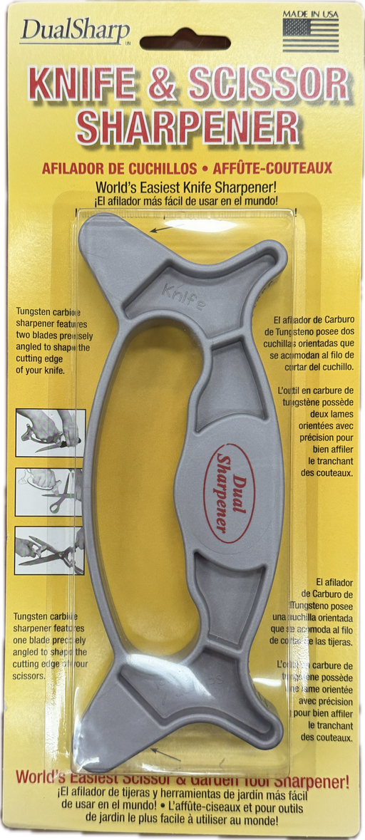 DUALSHARP KNIFE & SCISSOR SHARPENER