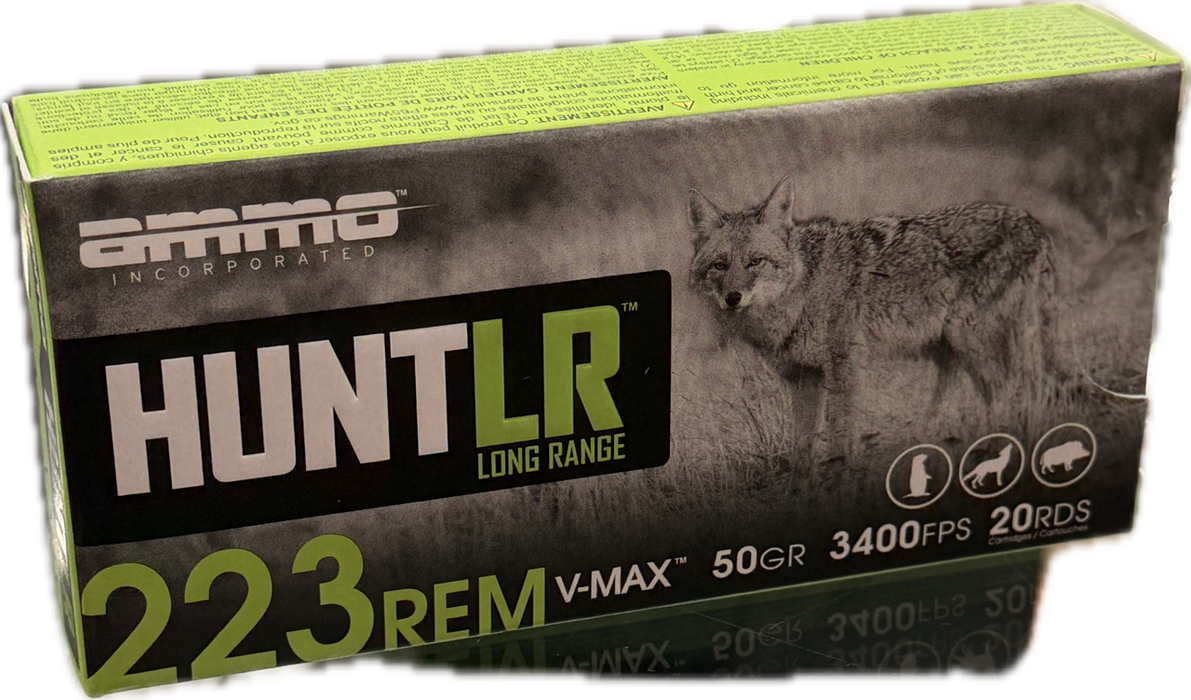 AMMO INC CENTERFIRE 223 REM 50 GR V-MAX 20 PK